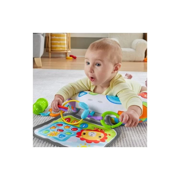 Детский коврик Fisher-Price Подушка для игры на животике Веселый джойстик (HGB89) отзывы - изображение 5