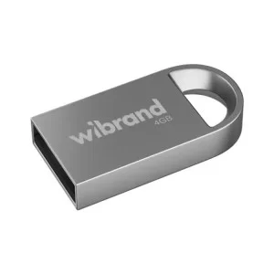 USB флеш накопичувач Wibrand 4GB lynx Silver USB 2.0 (WI2.0/LY4M2S)
