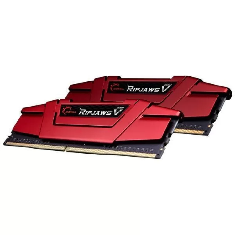 Модуль пам'яті для комп'ютера DDR4 16GB (2x8GB) 2666 MHz Ripjaws V Red G.Skill (F4-2666C19D-16GVR) ціна 2 226грн - фотографія 2