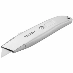 Нож монтажный Tolsen алюминиевый трапеция SK5 (30008)