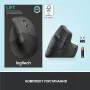 Мышка Logitech Lift Vertical Ergonomic Wireless/Bluetooth Graphite (910-006473)