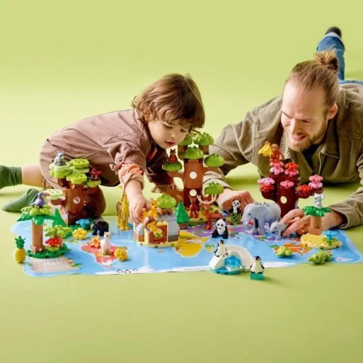 продаємо Конструктор LEGO DUPLO Town Дикі тварини світу 142 деталей (10975) в Україні - фото 4