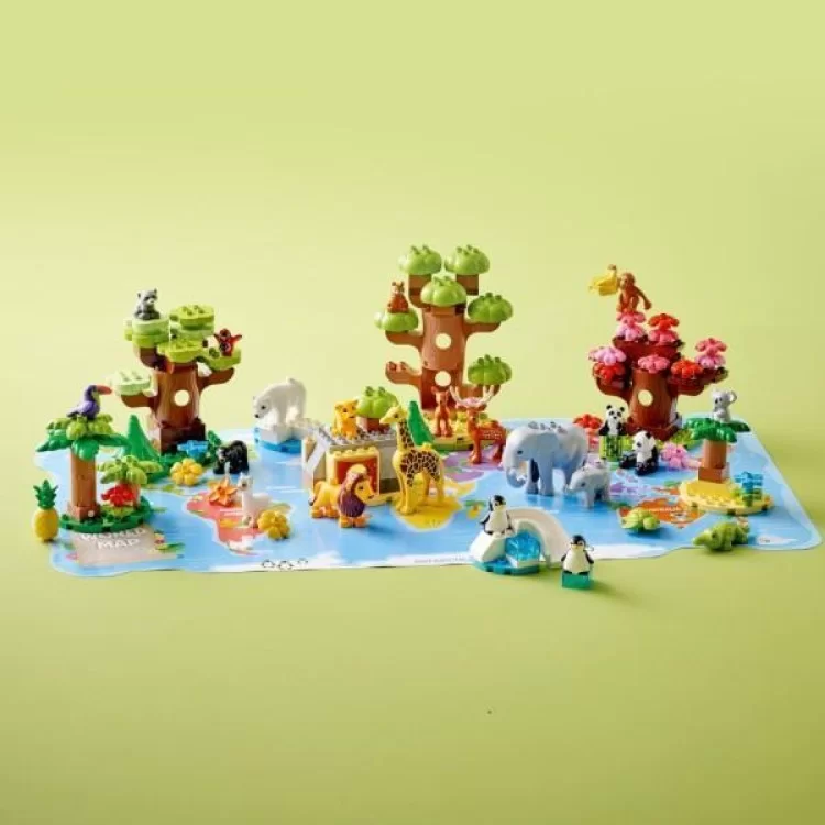 Конструктор LEGO DUPLO Town Дикі тварини світу 142 деталей (10975) характеристики - фотографія 7
