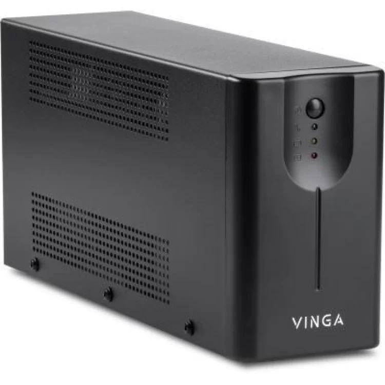 Пристрій безперебійного живлення Vinga LED 800VA metal case (VPE-800M) ціна 3 738грн - фотографія 2