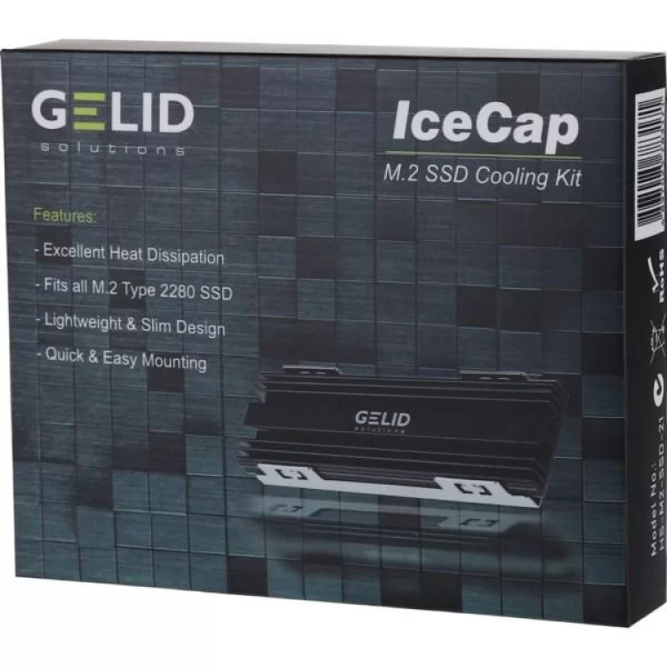 Радіатор охолодження Gelid Solutions IceCap M.2 SSD Cooler (HS-M2-SSD-21) відгуки - зображення 5