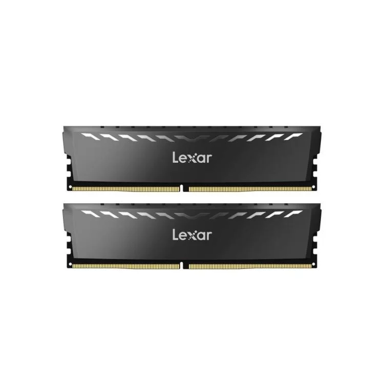 Модуль пам'яті для комп'ютера DDR4 16GB (2x8GB) 3600 MHz THOR Black Lexar (LD4U08G36C18LG-RGD)