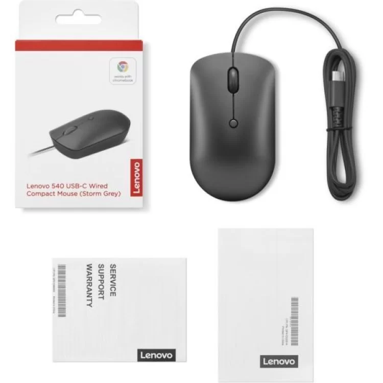 Мышка Lenovo 540 USB-C Wired Storm Grey (GY51D20876) инструкция - картинка 6