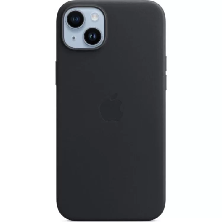 Чехол для мобильного телефона Apple iPhone 14 Plus Leather Case with MagSafe - Midnight,Model A2907 (MPP93ZE/A) цена 3 364грн - фотография 2