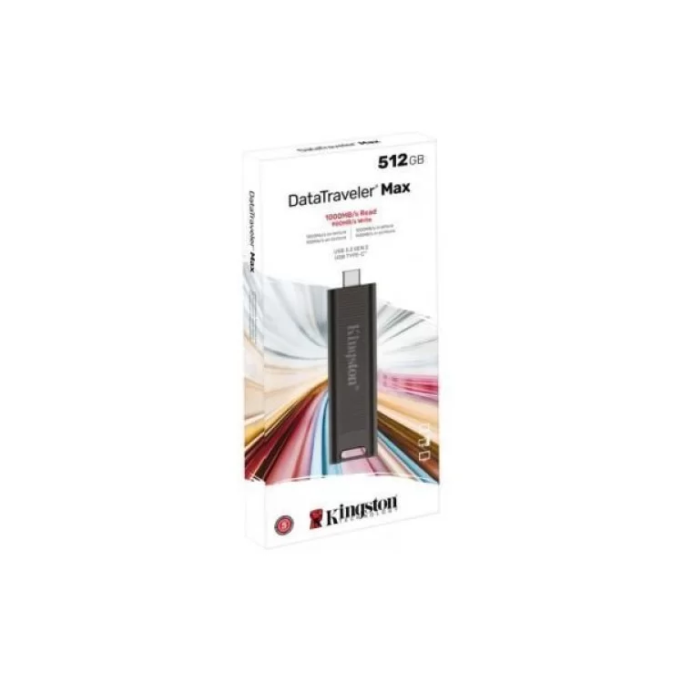 USB флеш накопитель Kingston 512GB DataTraveler Max USB 3.2 Type-C (DTMAX/512GB) обзор - фото 8