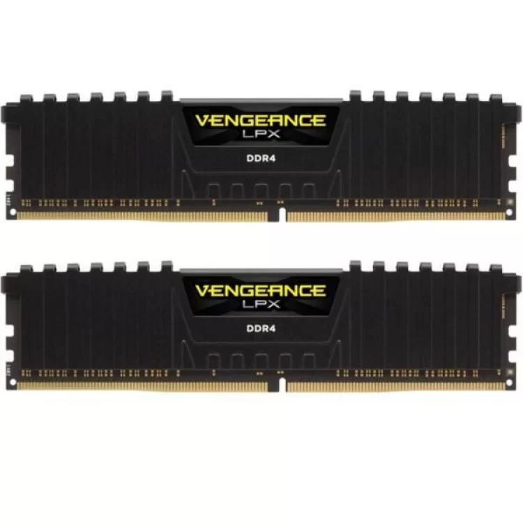 Модуль памяти для компьютера DDR4 32GB (2x16GB) 3200 MHz Vengeance LPX Black Corsair (CMK32GX4M2E3200C16)