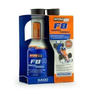 Присадка автомобільна Xado Atomex F8 Complex Formula для абсол. захисту від некач. палива, Диз 250 мл (XA 40213_10)