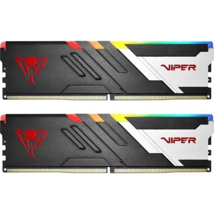 Модуль пам'яті для комп'ютера DDR5 32GB (2x16GB) 6000 MHz Viper Venom RGB Patriot (PVVR532G600C36K)