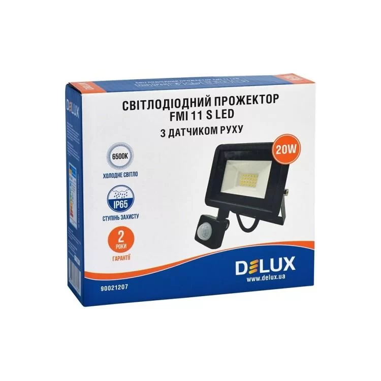 в продажу Прожектор Delux FMI 11 S LED 20Вт 6500K IP65 (90021207) - фото 3