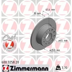 Гальмівний диск ZIMMERMANN 600.3258.20