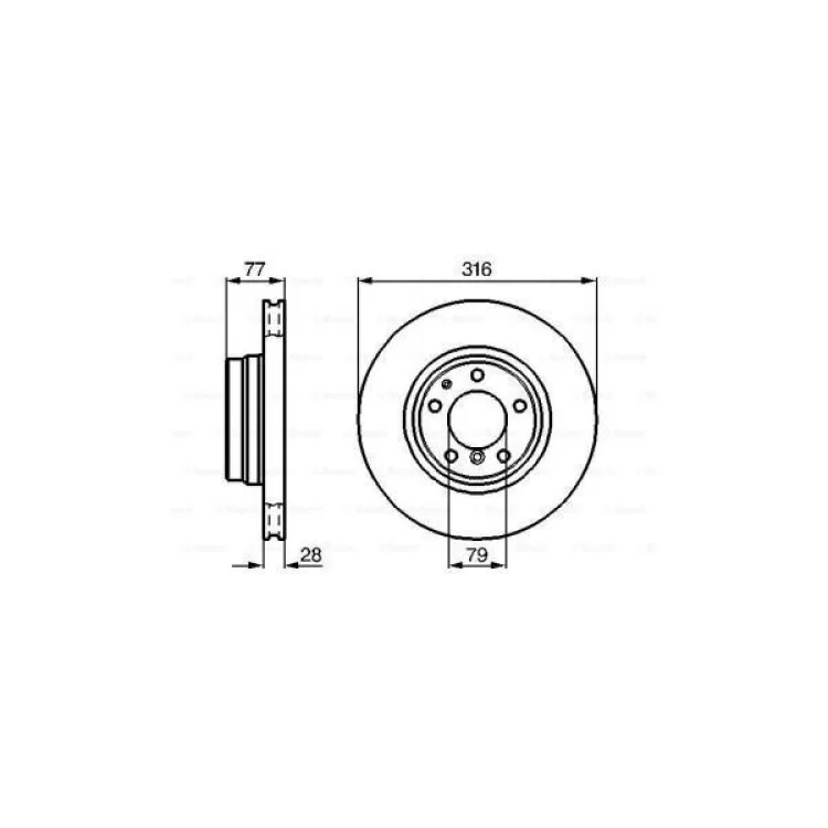 Тормозной диск Bosch 0 986 478 622 отзывы - изображение 5