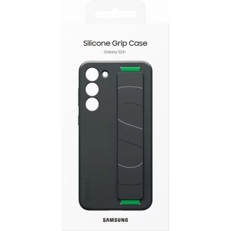 Чохол до мобільного телефона Samsung Galaxy S23 Plus Silicone Grip Case Black (EF-GS916TBEGRU) відгуки - зображення 5