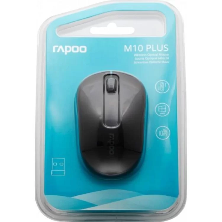 Мишка Rapoo M10 Plus Black відгуки - зображення 5