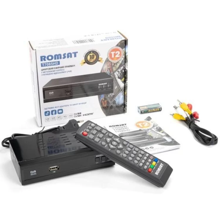 ТВ тюнер Romsat DVB-T2 (T7085HD) характеристики - фотографія 7