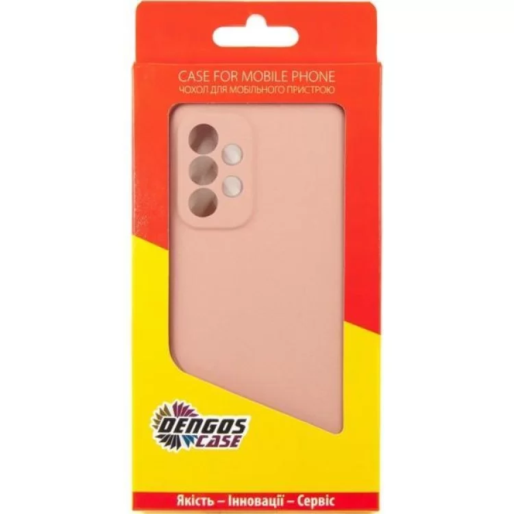 Чохол до мобільного телефона Dengos Soft для Samsung Galaxy A33 (pink) (DG-TPU-SOFT-01) відгуки - зображення 5
