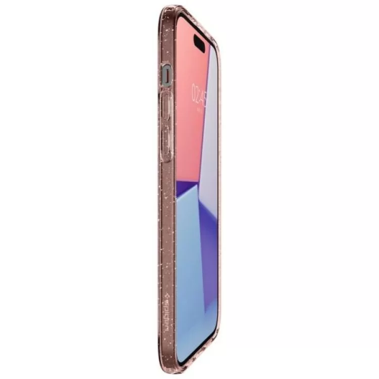 в продаже Чехол для мобильного телефона Spigen Apple iPhone 15 Liquid Crystal Glitter Rose Quartz (ACS06789) - фото 3