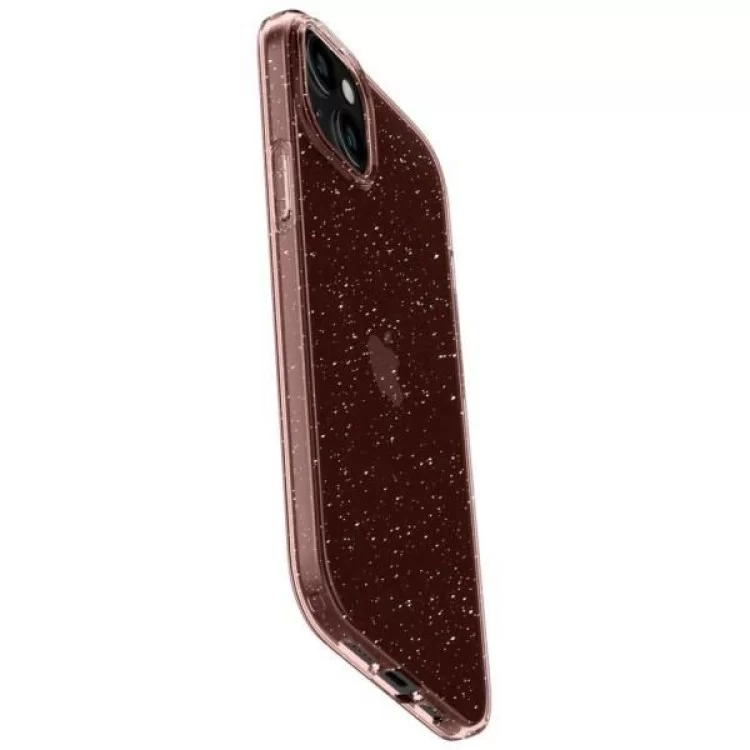 Чехол для мобильного телефона Spigen Apple iPhone 15 Liquid Crystal Glitter Rose Quartz (ACS06789) отзывы - изображение 5