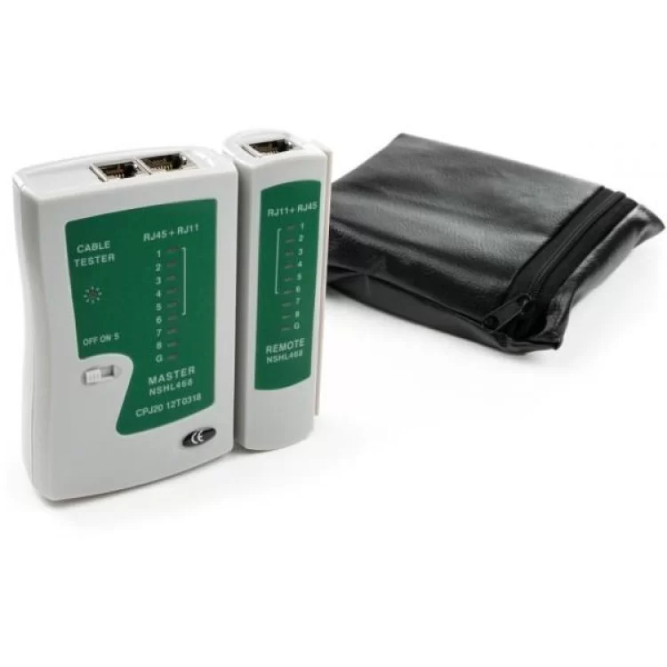Тестер кабельний Vinga RJ-45/RJ-11 (VCPTT1145) - фотографія 2