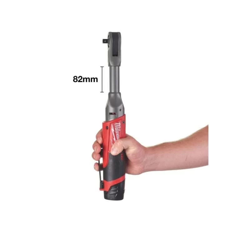 Гайковерт Milwaukee угловой удлиненный 3/8" M12 FIR38LR-0, 75Нм (без АКБ и ЗУ) (4933471500) - фотография 2