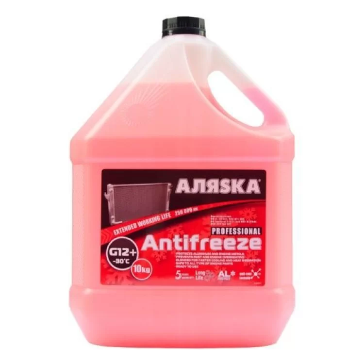 Антифриз Аляsка -30 G12+ червоний 10л (9006)