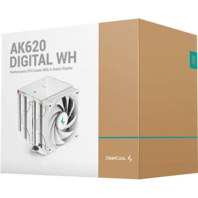 Кулер для процессора Deepcool AK620 Digital WH (R-AK620-WHADMN-G) - фото 10