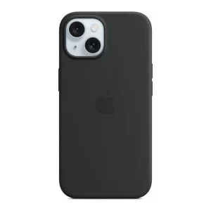Чохол до мобільного телефона Apple iPhone 15 Silicone Case with MagSafe Black (MT0J3ZM/A)