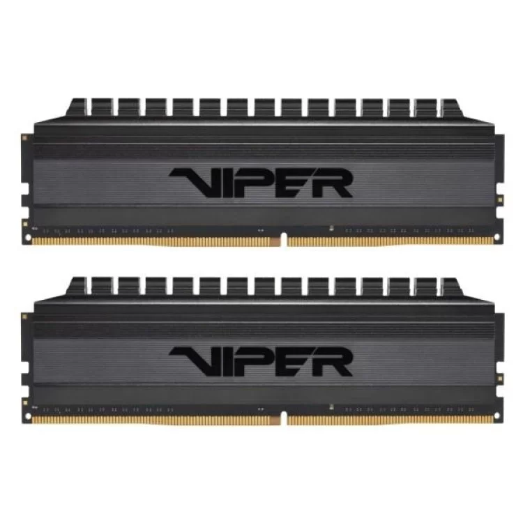 Модуль памяти для компьютера DDR4 32GB (2x16GB) 3000 MHz Viper 4 Blackout Patriot (PVB432G300C6K)