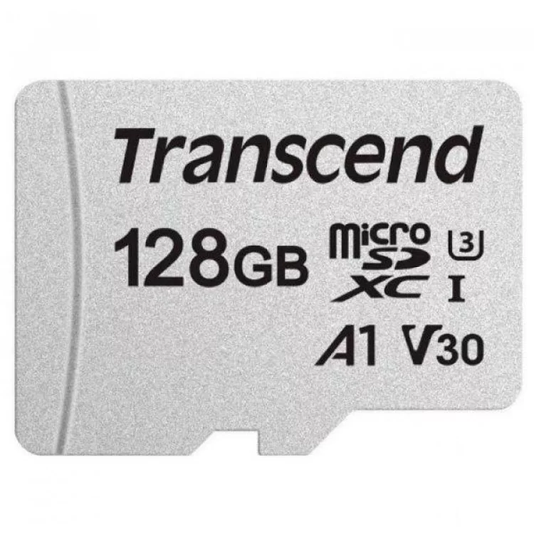 Карта пам'яті Transcend 128GB microSDXC class 10 UHS-I U3 (TS128GUSD300S-A) ціна 944грн - фотографія 2