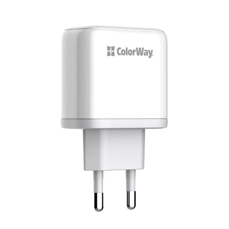 Зарядний пристрій ColorWay Power Delivery Port PPS USB (Type-C PD+ USB QC3.0) (45W) white (CW-CHS042PD-WT) інструкція - картинка 6