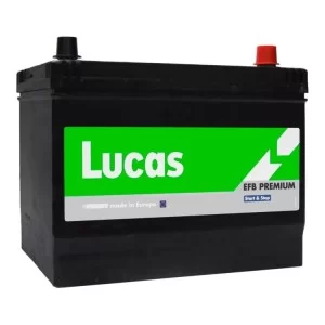 Аккумулятор автомобильный Lucas 6CT-75 АзЕ Asia EFB Start-Stop (LBPL754)