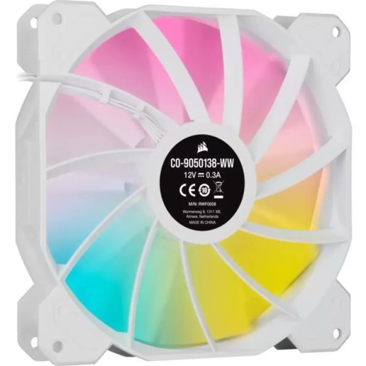 в продажу Кулер до корпусу Corsair SP140 RGB ELITE White (CO-9050139-WW) - фото 3