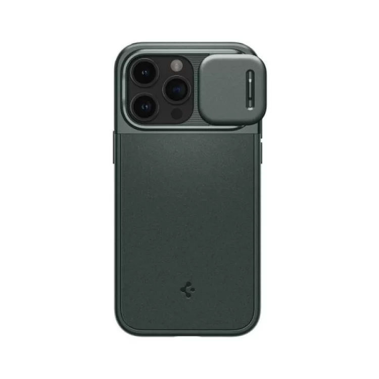 Чехол для мобильного телефона Spigen Apple iPhone 15 Pro Max Optik Armor MagFit Abyss Green (ACS06600) цена 3 239грн - фотография 2