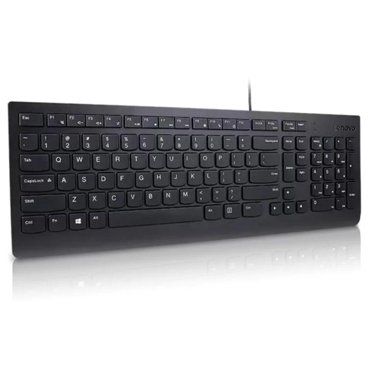 Клавіатура Lenovo Essential USB UA Black (4Y41C75141) ціна 1 071грн - фотографія 2