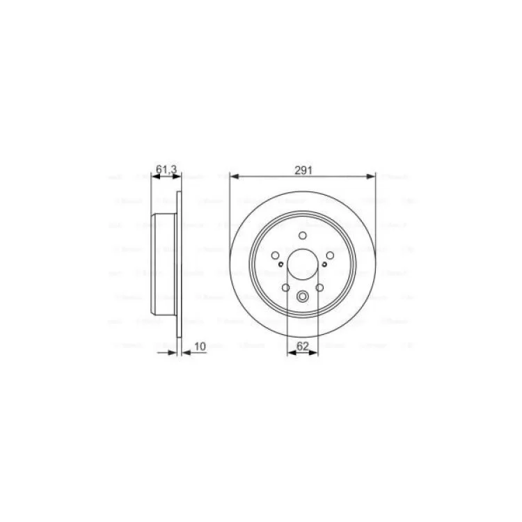 Гальмівний диск Bosch 0 986 479 657