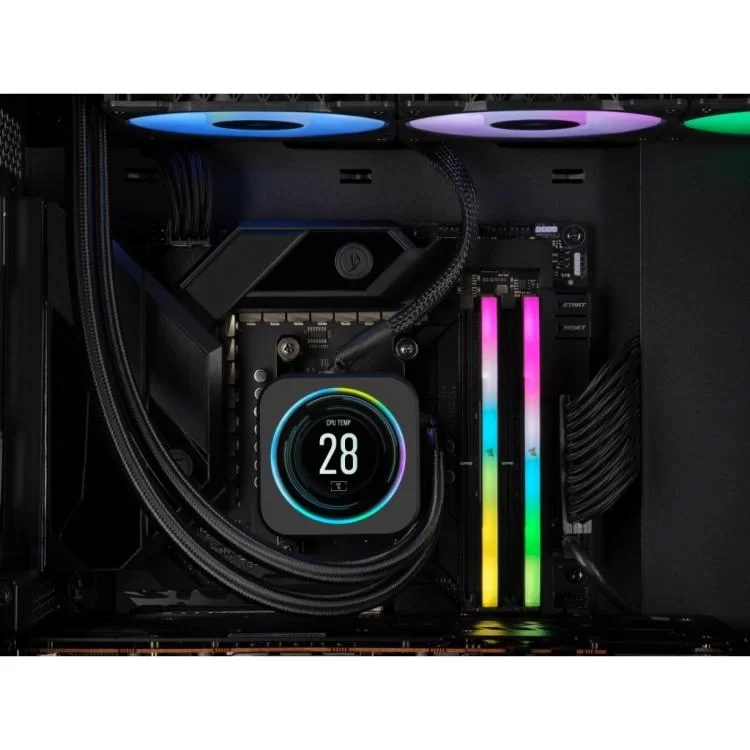 в продаже Модуль памяти для компьютера DDR5 32GB (2x16GB) 6000 MHz Vengeance RGB Corsair (CMH32GX5M2D6000Z36K) - фото 3