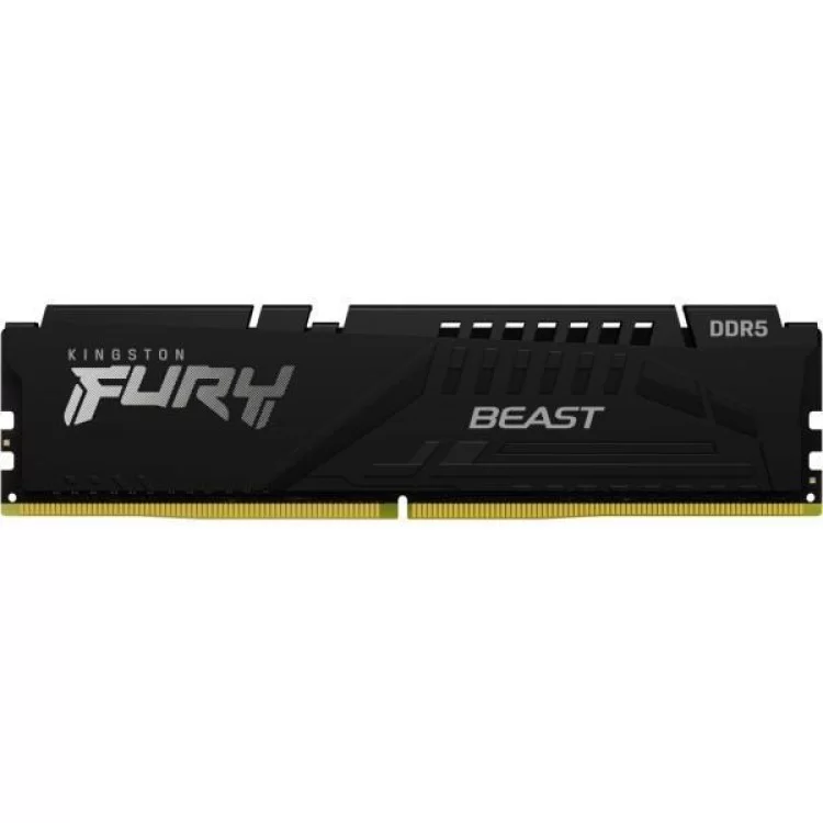 Модуль пам'яті для комп'ютера DDR5 64GB (2x32GB) 6000 MHz Beast Black XMP Kingston Fury (ex.HyperX) (KF560C40BBK2-64) ціна 12 501грн - фотографія 2