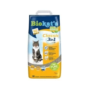 Наповнювач для туалету Biokat's CLASSIC (3 в 1) 18 л (4002064613789)