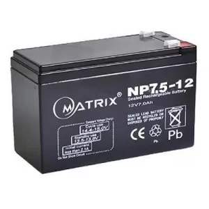Батарея до ДБЖ Matrix 12V 7.5AH (NP7.5_12)