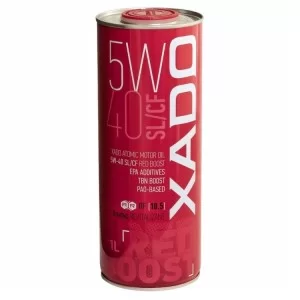 Моторна олива Xado Atomic Oil 5W-40 SL/CF RED BOOST 1л (XA 26106)