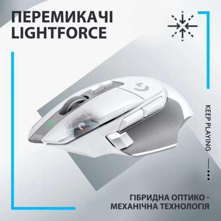 Мишка Logitech G502 X Lightspeed Wireless White (910-006189) ціна 6 749грн - фотографія 2