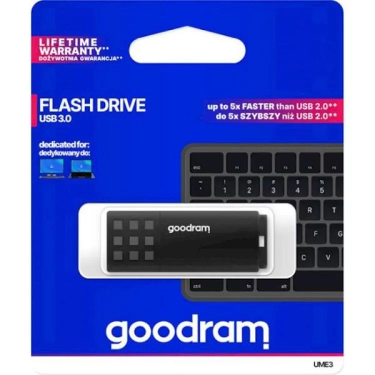 в продаже USB флеш накопитель Goodram 128GB UME3 Black USB 3.0 (UME3-1280K0R11) - фото 3