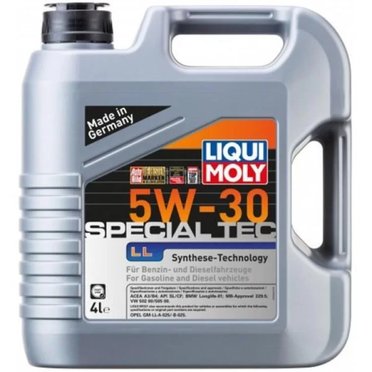 Моторна олива Liqui Moly Special Tec LL 5W-30 4л (LQ 7654) Моторна олива Liqui Moly Special Tec LL 5W-30 4л (LQ 7654)