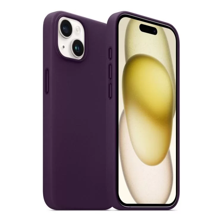 в продажу Чохол до мобільного телефона Armorstandart FAKE Leather Case Apple iPhone 15 Plus Deep Purple (ARM76296) - фото 3