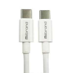 Дата кабель USB-C to USB-C 1.0m MI-17 5A Lightning White Mibrand (MIDC/17TTW)