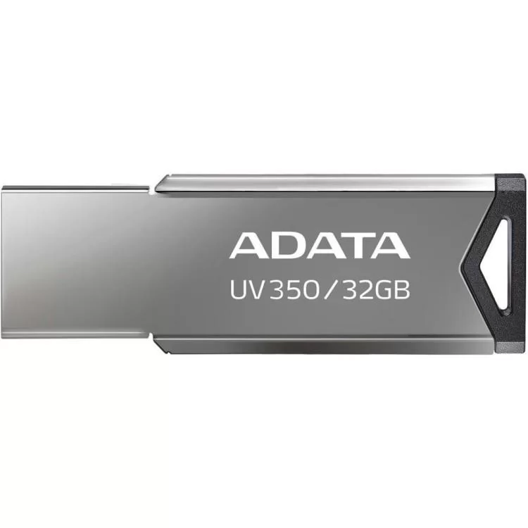 USB флеш накопичувач ADATA 32GB UV350 Metallic USB 3.2 (AUV350-32G-RBK) ціна 422грн - фотографія 2