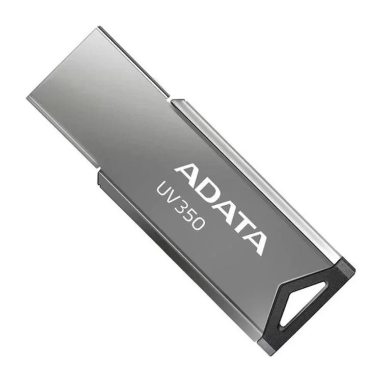 в продажу USB флеш накопичувач ADATA 32GB UV350 Metallic USB 3.2 (AUV350-32G-RBK) - фото 3
